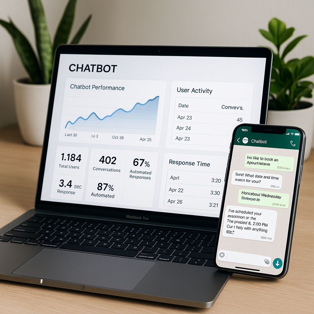 Cómo usar un chatbot conectado a WhatsApp para automatizar tu atención al cliente y aumentar las reservas en tu negocio local